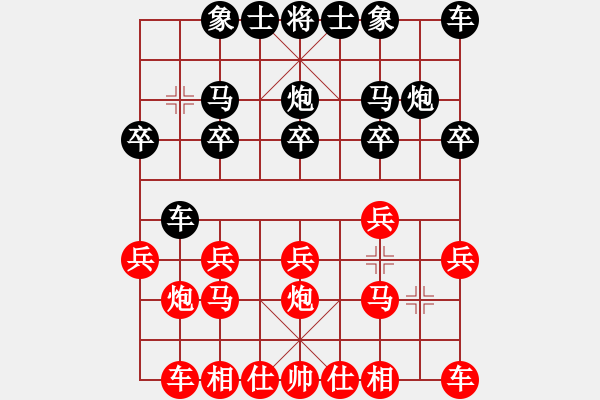 象棋棋谱图片：刘子健 先和 金松 - 步数：10 