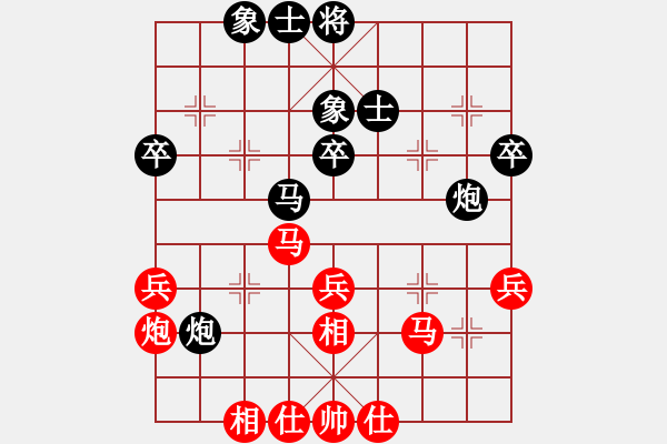 象棋棋譜圖片：半壺老酒(9f)-和-狂刀庫(kù)(9星) - 步數(shù)：50 