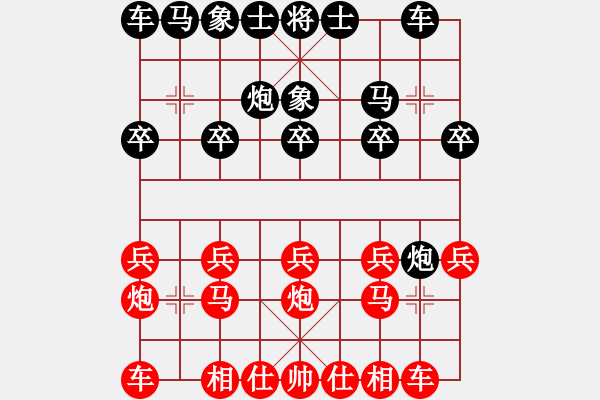 象棋棋譜圖片：【快樂家園】中象聯(lián)賽03 勝 【西點軍?！恐邢舐?lián)賽3號 - 步數(shù)：10 