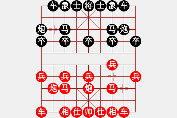 象棋棋譜圖片：[13級]浩軒爺 先勝 [11級]楠溪江十二客居開偉 - 步數(shù)：10 