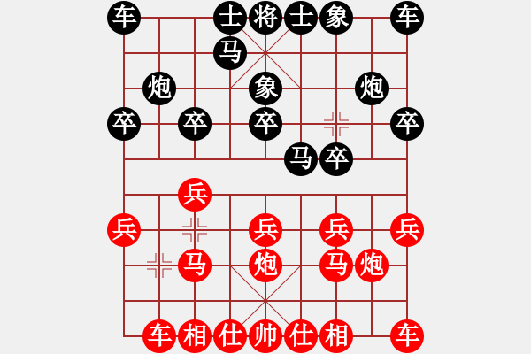 象棋棋谱图片：个人 吕学东 和 个人 金松 - 步数：10 