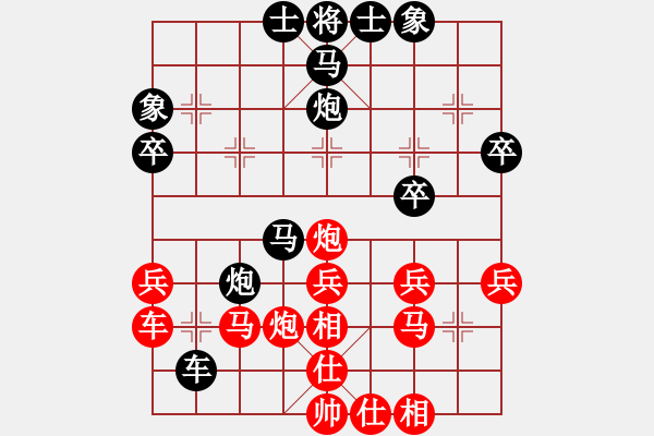 象棋棋谱图片：林进强 先和 杨正双 - 步数：40 