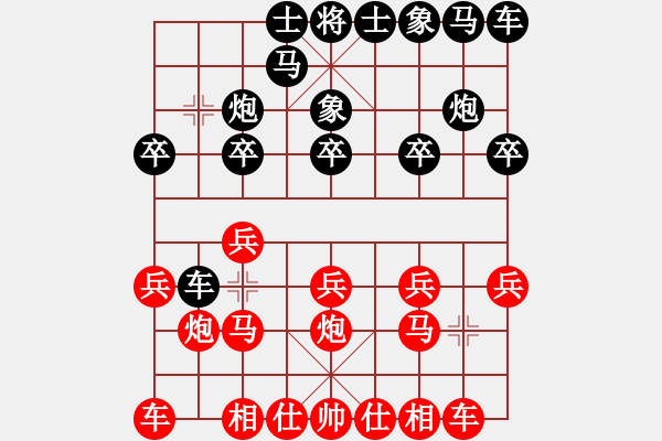 象棋棋譜圖片：bbboy002(2舵)-勝-有緣千里會(9舵) - 步數(shù)：10 