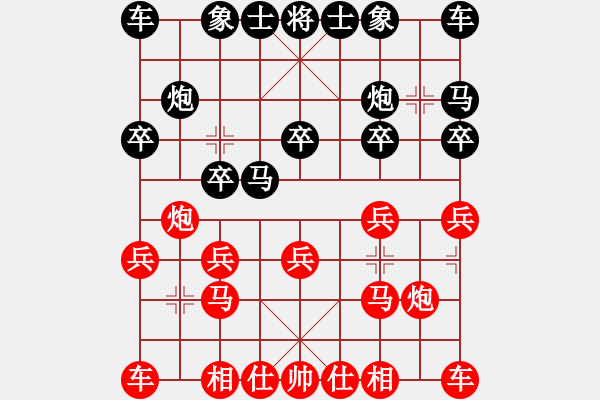 象棋棋谱图片：贵州 夏俊明 负 贵州 简远刚 - 步数：10 