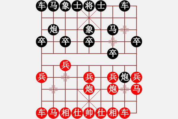 象棋棋譜圖片：蓮花仙子(8段)-勝-桔中仙(9段) - 步數(shù)：10 