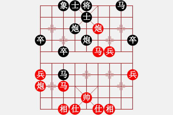 象棋棋譜圖片：2013年大興區(qū)月賽 第三輪 李發(fā)啟 先負(fù) 程長亮 - 步數(shù)：40 