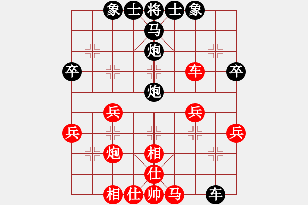 象棋棋譜圖片：無法無棋(4段)-勝-王秀秀(3段) - 步數(shù)：40 