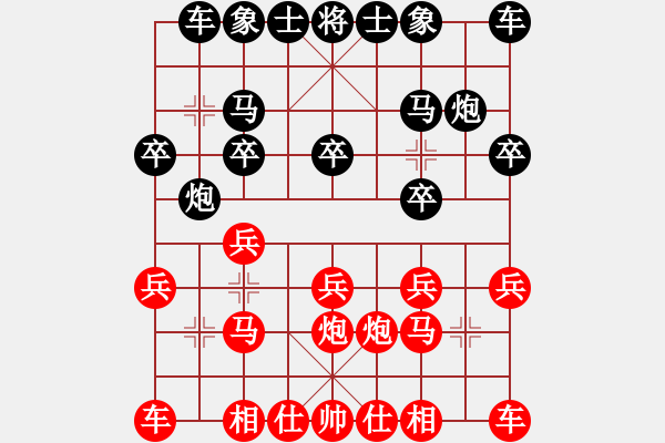 象棋棋譜圖片：ㄣ思思。[1150603455] -VS- 臭棋人家香煙[4821529] - 步數(shù)：10 