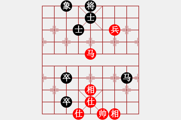 象棋棋譜圖片：禪悟性情(4段)-和-南昌龍(3段) - 步數(shù)：100 