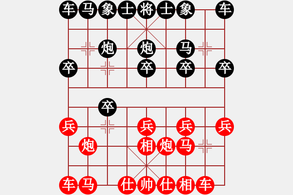 象棋棋譜圖片：桃園象棋發(fā)展協(xié)會(huì)月賽 江世禾 六段 先勝 謝志石 六段 - 步數(shù)：10 