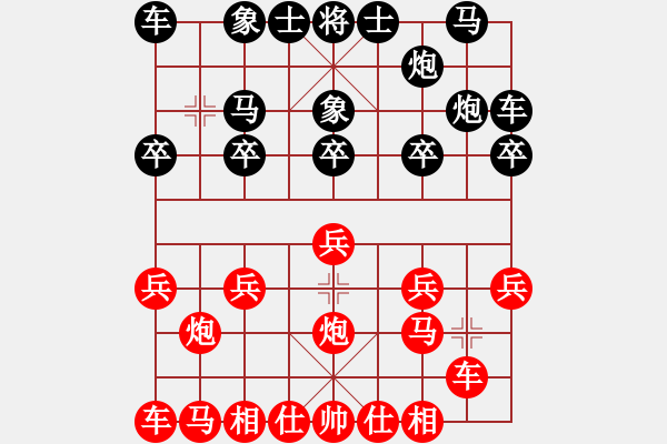 象棋棋譜圖片：wwsszgr(1弦)-勝-隨便些(5弦) - 步數(shù)：10 