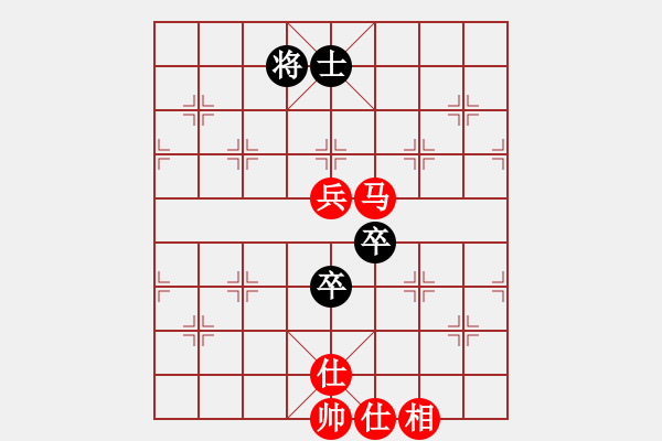 象棋棋谱图片：中炮过河车对屏风马弃马局 - 步数：110 