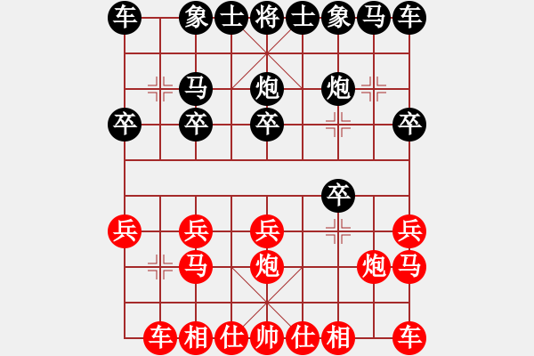 象棋棋譜圖片：黃雀(6段)-負(fù)-風(fēng)火小雷神(5段) - 步數(shù)：10 