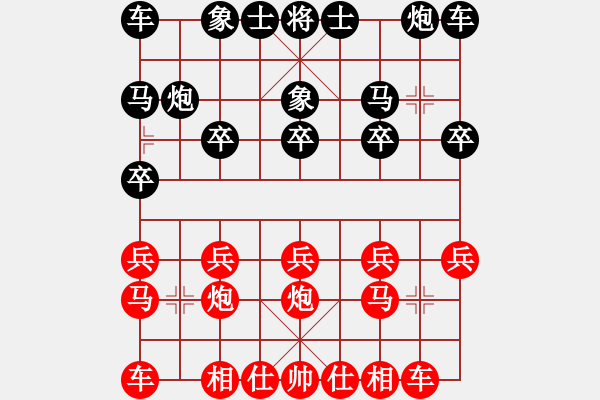 象棋棋譜圖片：濮陽高手[2065604545] -VS- 景天[1281170708] - 步數(shù)：10 