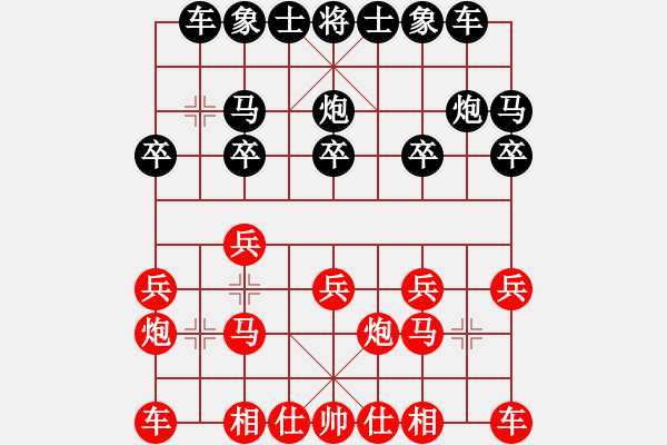 象棋棋譜圖片：超級(jí)巨漏馮海軍先勝南風(fēng)喃 - 步數(shù)：10 