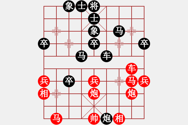 象棋棋譜圖片：華山論劍T盾周賽【蟲神經(jīng)網(wǎng)絡(luò)】勝【敵殺死】2021-06-23 - 步數(shù)：40 