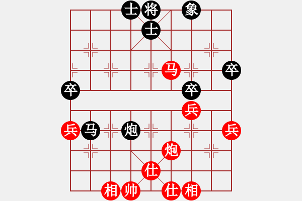 象棋棋譜圖片：洗洗小腳丫(風(fēng)魔)-和-灘海奇葩(風(fēng)魔) - 步數(shù)：60 