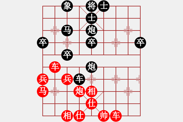 象棋棋譜圖片：孫大圣[603054328] -VS- 橫才俊儒[292832991] - 步數(shù)：40 