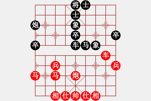 象棋棋譜圖片：五七炮對(duì)屏風(fēng)馬6 - 步數(shù)：40 