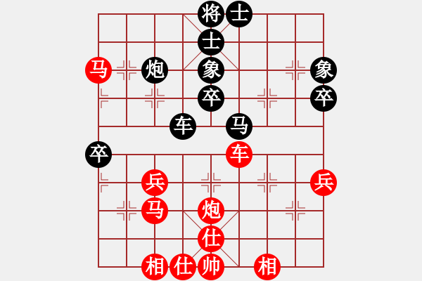 象棋棋譜圖片：五七炮對(duì)屏風(fēng)馬6 - 步數(shù)：50 