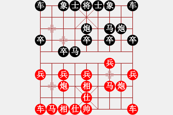 象棋棋譜圖片：2006年迪瀾杯弈天聯(lián)賽第一輪傲天刀(5r)-勝-晉都棋牌二(4r) - 步數(shù)：10 