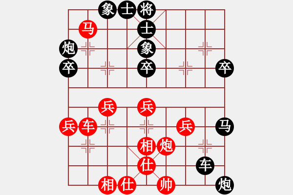 象棋棋譜圖片：禪悟性情(5段)-負-拈花微笑(5段) - 步數(shù)：54 