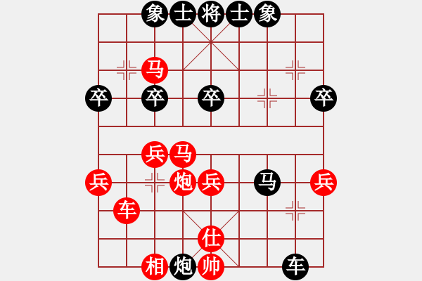 象棋棋譜圖片：第六輪 25臺(tái) 陳紅標(biāo) 先勝 謝啟文 - 步數(shù)：40 