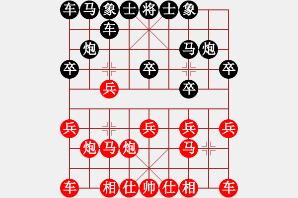 象棋棋譜圖片：王宗 先勝 金勝躍 - 步數(shù)：10 