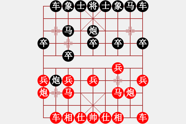 象棋棋谱图片：林文汉 先和 李翰林 - 步数：10 