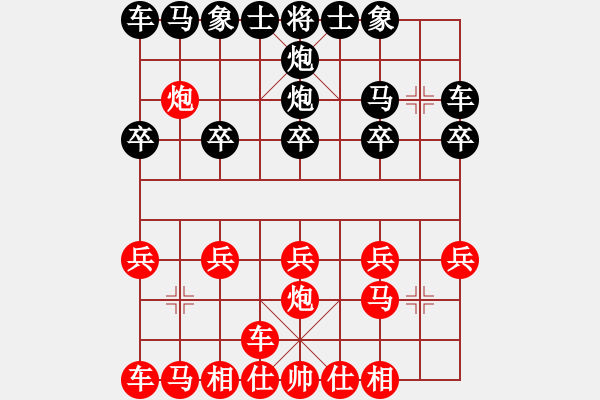 象棋棋譜圖片：橫才俊儒[292832991] -VS- 金石[2696641526] - 步數(shù)：10 