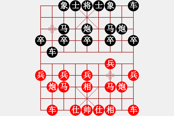 象棋棋谱图片：第2轮3台 山西忻州李怀世先负山西太原毋君临 - 步数：10 