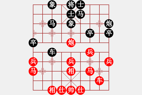 象棋棋谱图片：俞易肖先和杜晨昊 - 步数：31 