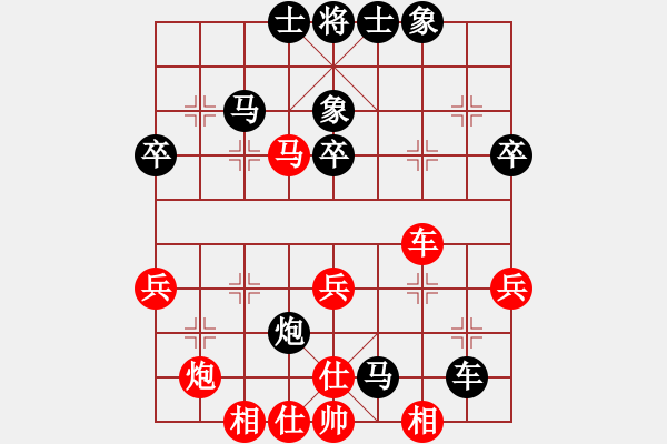 象棋棋譜圖片：閃舞熱舞(月將)-和-鐵馬金戈(無上) - 步數(shù)：50 