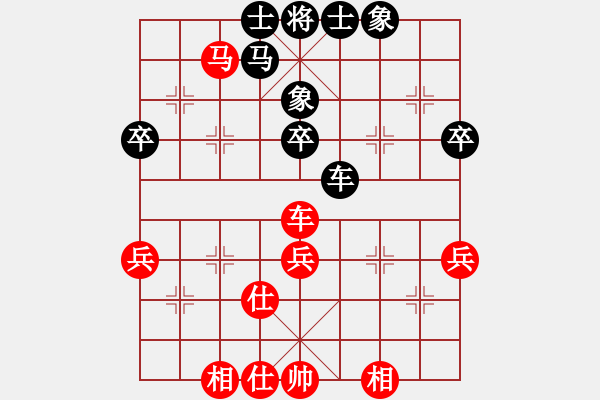 象棋棋譜圖片：閃舞熱舞(月將)-和-鐵馬金戈(無上) - 步數(shù)：60 