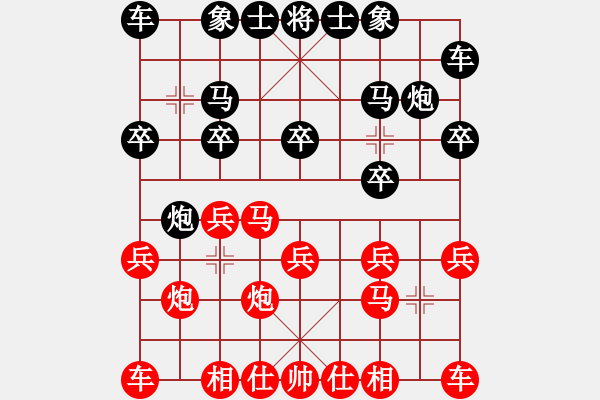 象棋棋譜圖片：濟(jì)南群康隊(duì)對濰坊宇虹防水第5輪第2-1臺(tái)：卜鳳波vs李健 - 步數(shù)：10 