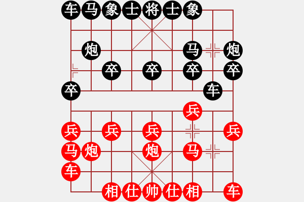 象棋棋譜圖片：煮酒數(shù)英雄(8弦)-勝-書弈雙癡(3星) - 步數(shù)：10 