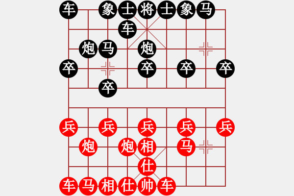 象棋棋譜圖片：股海殺手(天帝)-負(fù)-茗茶棋社(日帥) - 步數(shù)：10 