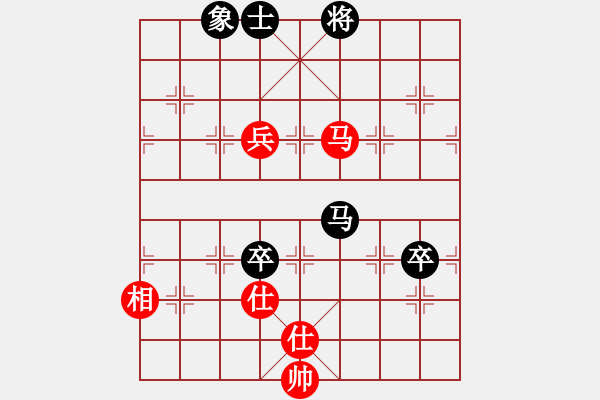 象棋棋譜圖片：率五進(jìn)一(9星)-和-aaccee(5星) - 步數(shù)：90 