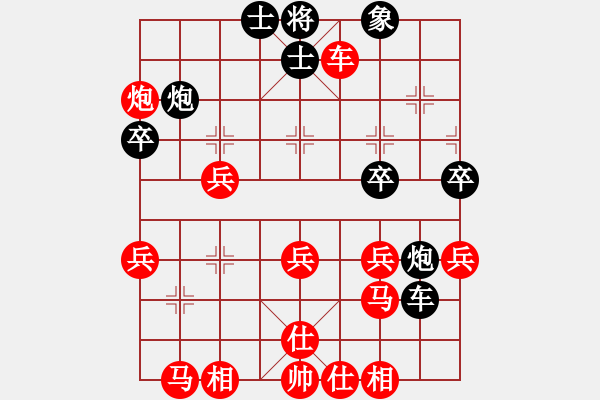 象棋棋譜圖片：假象，[2201930244] -VS- 來自北方的……[1138253153] - 步數(shù)：40 