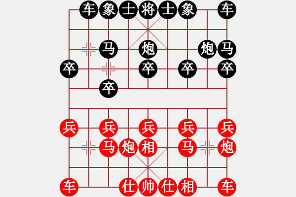 象棋棋譜圖片：戰(zhàn)神李靖(無(wú)上)-勝-舒蘭冠軍(北斗) - 步數(shù)：10 