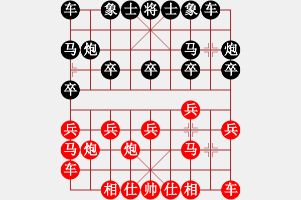 象棋棋谱图片：张朝中 先和 杨辉 - 步数：10 