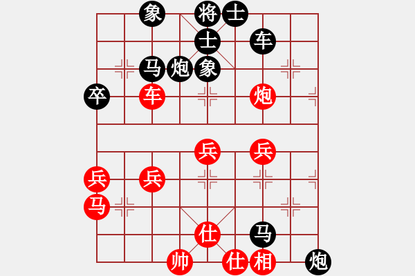 象棋棋譜圖片：醉棋渡河[紅] -VS- 佬狼[黑] - 步數(shù)：60 