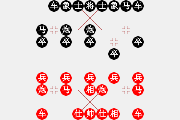 象棋棋譜圖片：劉劉東東劉劉[紅] -VS- bbboy002[黑] - 步數(shù)：10 