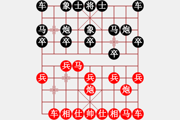 象棋棋谱图片：程长胜 先负 幺毅 - 步数：10 