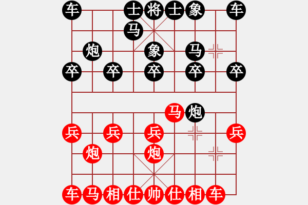 象棋棋譜圖片：2019.2.19.3陳東平超時先負李大鵬.pgn - 步數(shù)：10 