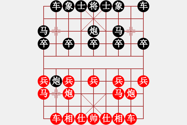 象棋棋譜圖片：小蟲四核(9星)-和-龍游九天嘯(9星) - 步數(shù)：10 