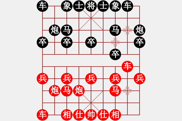 象棋棋谱图片：男子组：五17 江苏徐超先和杭州分院郭凤达.XQF - 步数：10 