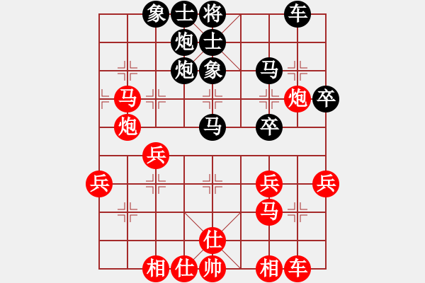 象棋棋譜圖片：szgsq(9級)-負(fù)-nilvqwer(1段) - 步數(shù)：40 