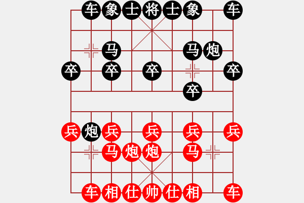 象棋棋譜圖片：愛拼才會贏[紅] -VS- 負分太后 魚[黑](2) - 步數(shù)：10 