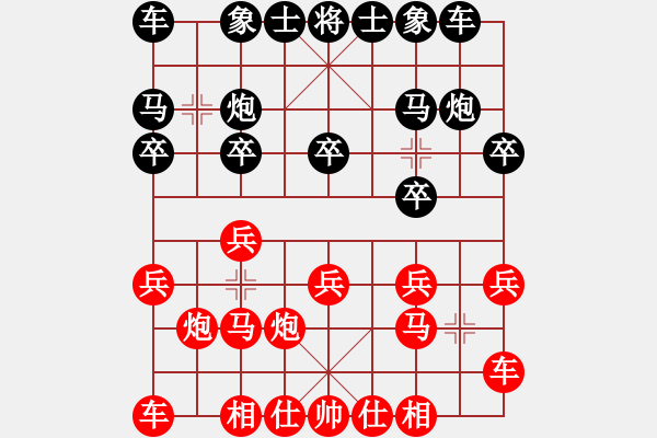 象棋棋譜圖片：所向披靡[1779526337] -VS- 假象，[2201930244] - 步數(shù)：10 